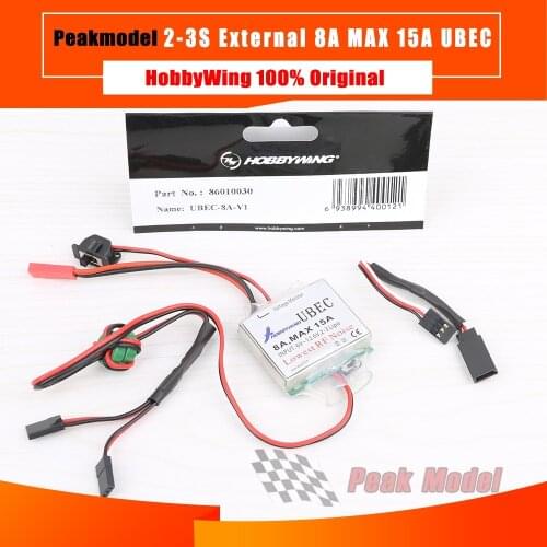 Hobbywing 2-3S External 8A MAX 15A UBEC Switch Mode For RC Airplane
