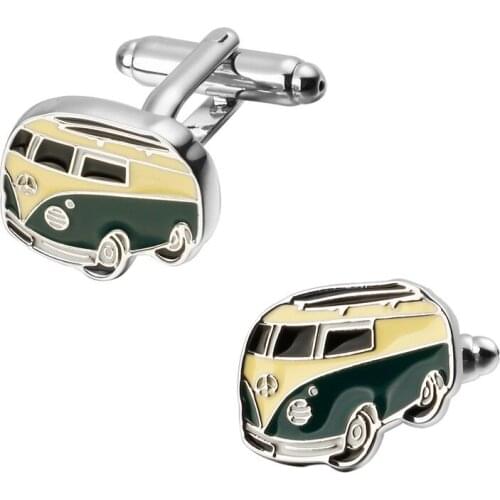 KC-1031 Free delivery, high quality mens shirt cuff links, new fashion travel bus cuff links mens wedding gifts