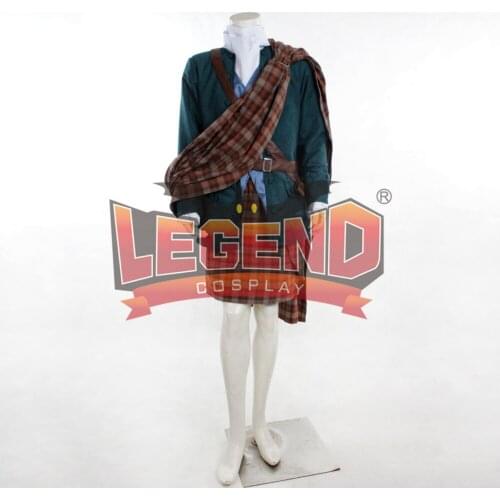 Outlander TV series cosplay costume Jamie Fraser cosplay costume mans outfit V2
