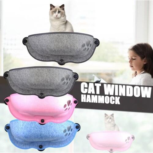 Cat Window Hammocks Pet Hammocks Mount Sunny Suction Cup Comfortable Soft Cats House shelf Comfortable Warm Ferret Dog Pet Bed