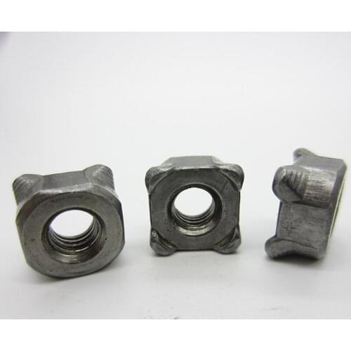 M4 M5 M6 M8 M10 DIN928 Carbon Steel Square Weld Nuts for car seat belt