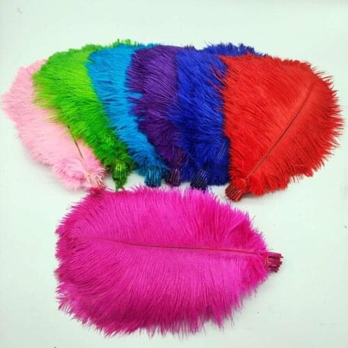 Wholesale 100pcs/lot Beautiful Ostrich Feather 35-40cm/14-16inch Wedding for Celebration Craft Home Dancers Plumas
