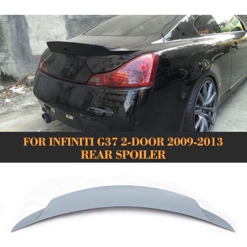 Fit for Infiniti G37 Coupe 2009-2013 Rear Trunk Spoiler Boot Wing FRP Factory