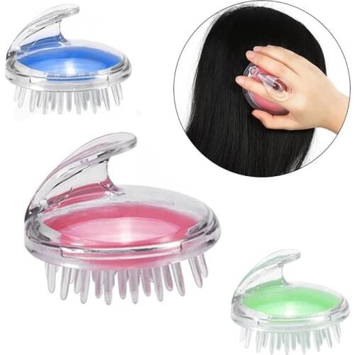 Silicone Head Body To Wash Clean Care Hair Root Itching Scalp Massage Comb Shower Brush Bath Spa Slimming Massage Brush Shampoo