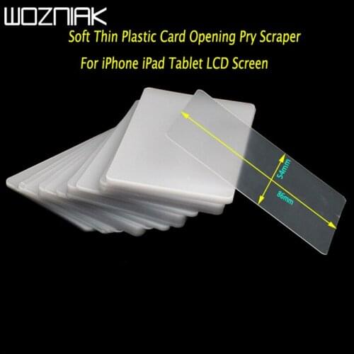 Plastic Card Mobile Phone Screen Opening Scraper for iPhone Repair Mobile Phone Tablet Screen Open Pry Teardown Repair Tool