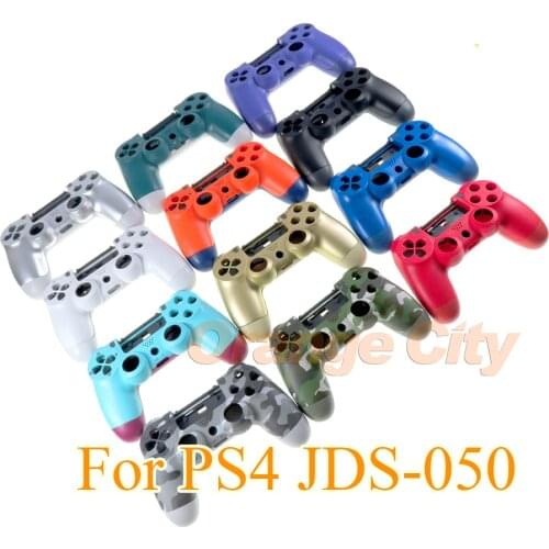 20sets Full Housing Shell Case Replacement For PS4 Pro JDS 055 JDM-050 JDM-055 Game Controller Mod Buttons Kit DIY Repair Cover