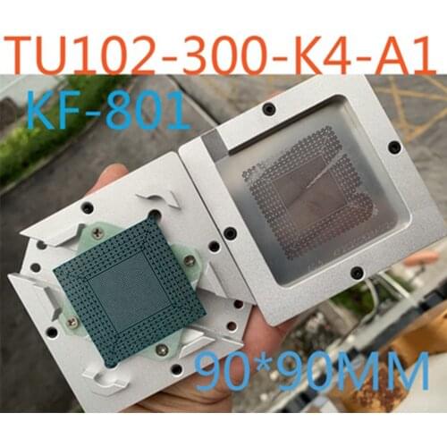 BGA Stencil And Reballing Kit Station For TU102-300-K4-A1 Direct Heating 80*80 90*90 Stencils Template