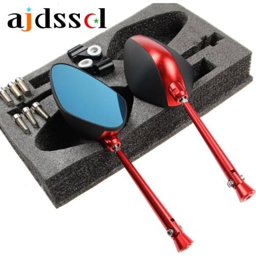 Universal Motorcycle/Scooter Rearview Mirror CNC Aluminum Side Mirror For Ducati Z750 MT-07 GSXR Yamaha BWS PCX R1 R3 Honda MSX