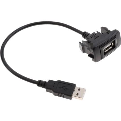 USB Cable 1 Port in Socket for TOYOTA HILUX VIGO 04-12 Car Motorbike Electronics Accessories port usb pour cable