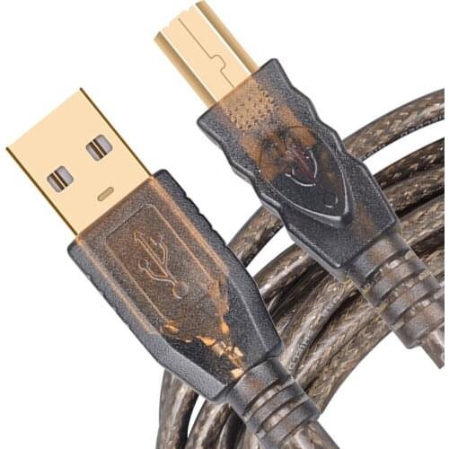 USB printer cable 10M 5M USB 2.0 AM to BM USB cable extension cord for HP Canon Epson HP ZJiang Label Printer scanner High speed