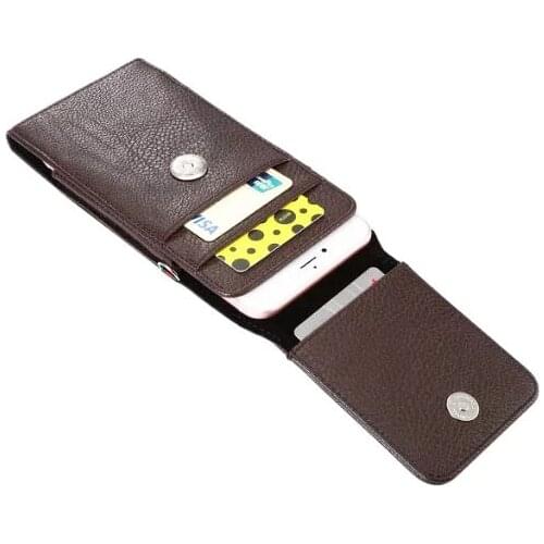 Verticial Rotary Man Belt Clip Strap Leather Mobile Phone Case Card Pouch For Samsung Galaxy On7 G6000,J7 (2016) J10F,S7 active