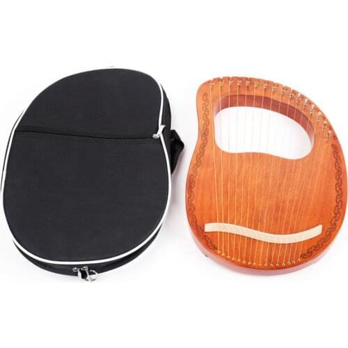 Waterproof Oxford Cloth 7-string/10-string/16-string Lyre Harp Bag for Musical Instrument Waterproof Oxford Cloth Harp Bag for M