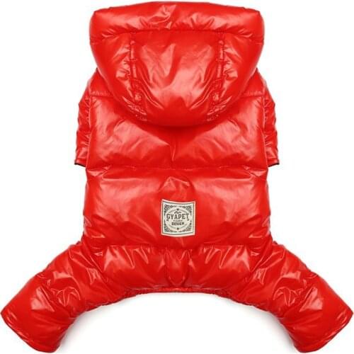 Winter Dog Clothes Down Coat Jacket Jumpsuit Small Dog Clothing Outfit Chihuahua Yorkshire Pomeranian Bichon Poodle Dog Jumpsuit