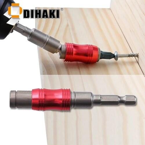 1/4'' Hex Shank Magnetic Screwdriver Bit Holder Extension Bar 20 Degree Angle Adjustable Direction for Screwdriver Extension