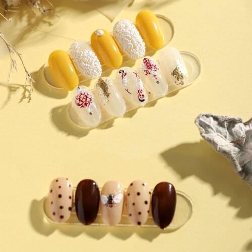 1pc 3D Acrylic Engraved flower Nail Sticker Embossed pink ,white Flower Water Decals Empaistic Nail Water Slide Decals Z0106