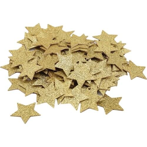 100Pcs Stars Confetti Sprinkles Birthday Party Confetti Wedding Decoration Sparkle Little Stars Wedding Throwing Supplies