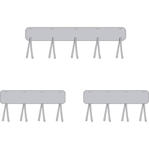 3 Pcs/Set Baby Crib Rail Cover Protector Chewing Breathable Teething Guard Wrap F3ME