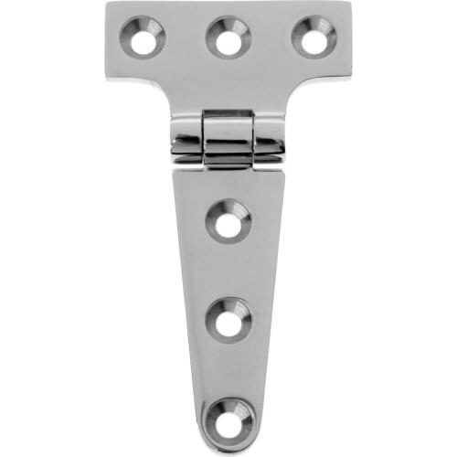 4" Marine Stainless Steel Tee Hinges Boat Cabinet Shed Door&Gate T Hinge X2