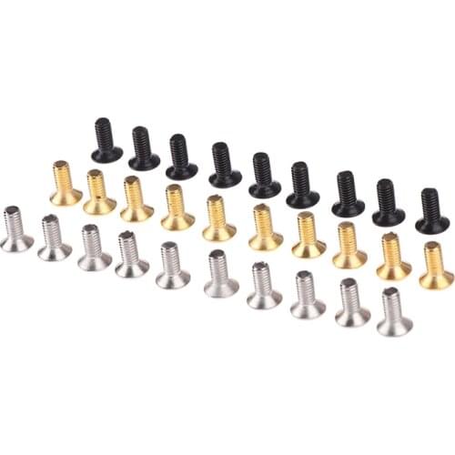 5 Way 3 Way Lever Switches Selector Mounted Screw - Guitar Tuning Peg Key Tuners Machine Heads Gear Mounted Screw 10Pcs/lot