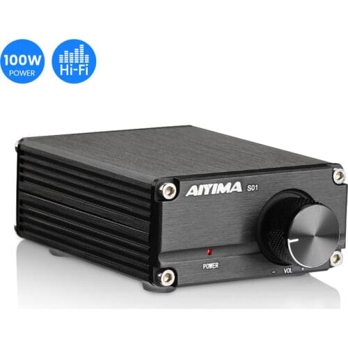 AIYIMA TPA3116 100W Subwoofer Audio Amplifier TPA3116D2 Mono Digital Power Amplifiers Amplificador With NE5532 OP AMP