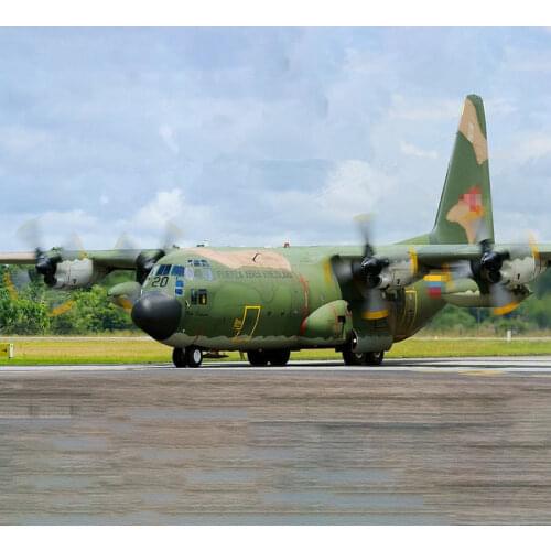 American C-130 Hercules Transport Aircraft DIY 3D Paper Card Model Building Set Educational Toys Military Model Construction Toy