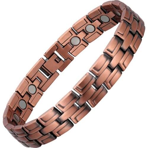 Healthy Bracelet Cure Rheumatism Pure Copper Jewellery Therapy Arthriti Cuff Natural Relief Joint Pain Medical Bracelet Milano