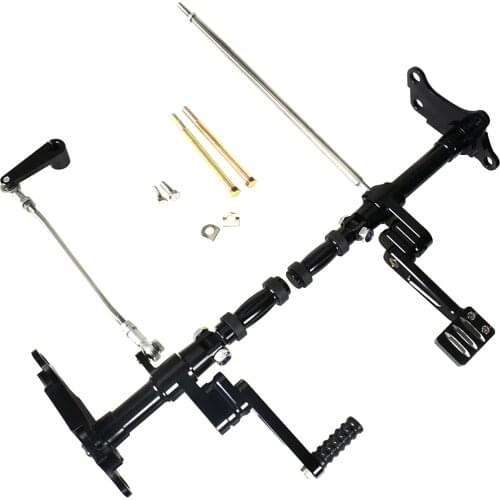 Black Forward Control Foot Peg Kits For Harley 91-03 Sportster XL 883 1200 Models