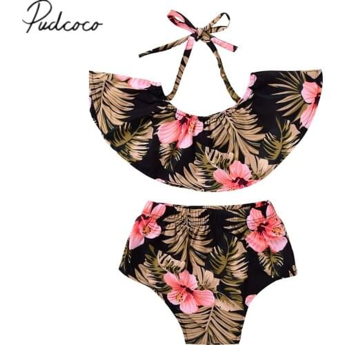 Citgeett Newborn Infant Kids Baby Girls Off Shoulder Tops+Shorts Briefs 2PCS Outfits Set Clothes 0-24M