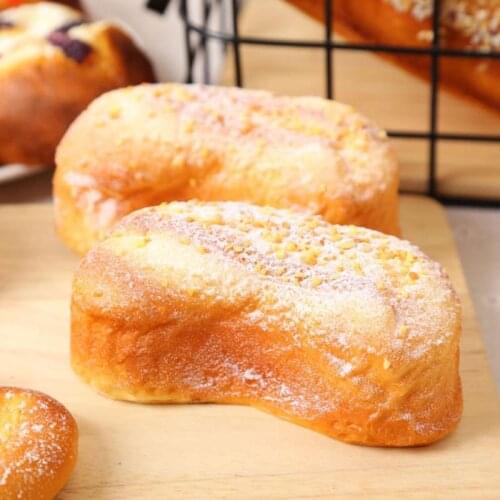 Artificial bread Soft Bread Fake food squishy PU Simulation Bread decor Model Soft Bread Fake Cake Bakery Photography props
