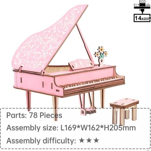 Piano model learning toys for children educational toys wood toys for children puzzles for kids puzzle 3d jigsaw puzzle