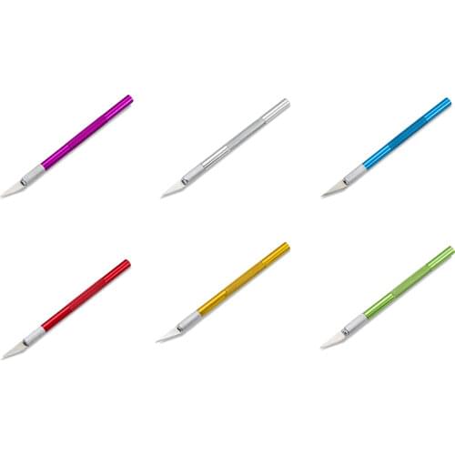 Precision Carving Metal Scalpel Knife Tools Kit Non-Slip Blades Mobile Phone PCB DIY Multi Purpose Repair Hand Tools