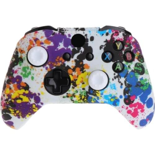 Popular Silicone Gamepad Cover + 2 Joystick for xbox one X S Controller T84D