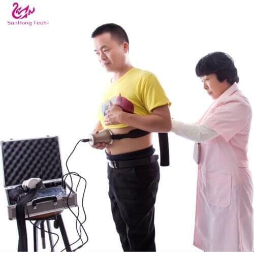 Portable milimeter shock wave electro magnetic therapy device