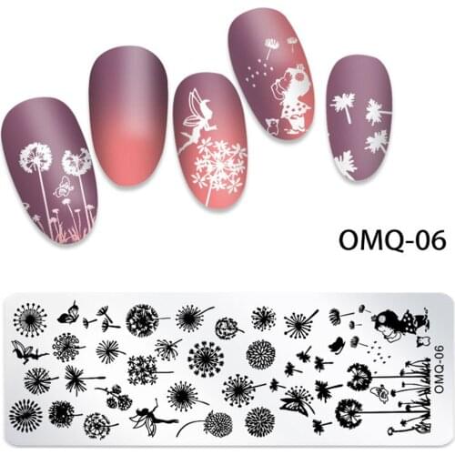 Nail Printing Template Nail Stamping Plate Nail Image Plate DIY Printing Template Steel Manicure Tools