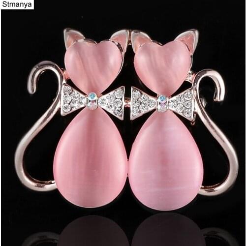 Stmanya Brooches With Cats For Clothes