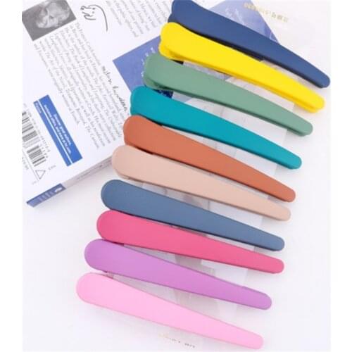 10pcs/lot Duckbill Hair Clips Girls Barrette Headwear Hairpins Professional Salon Barber Hairdressing Cutting Styling Accessorie