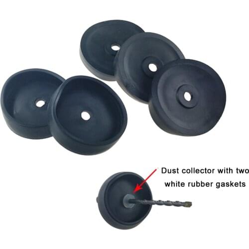 5 Pcs Rubber Dust Protective Cover Electric Hammer Ash Bowl Dustproof Device Impact Shield Hood Drill Power Utility Accessories