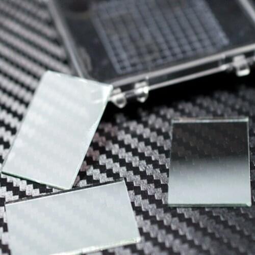 83.2*57.8*1.1mm 50% Transmission Transflective Glass Telephoto Beamsplitter Galss Plate Prism Teleprompter 1pcs T:R=50:50