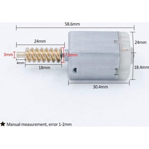 Car Central locking motor door lock DC 280 motor for Hyundai sonata IX30 CCW