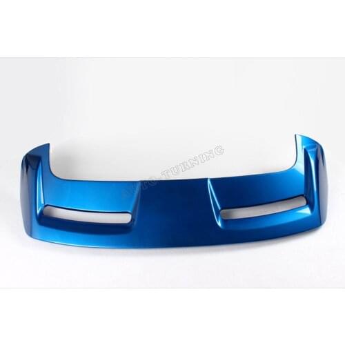 Car Style ABS Blue Painted Rear Trunk Lip Spoiler Car Rear Wing For Ford Focus Hatchback 12-13