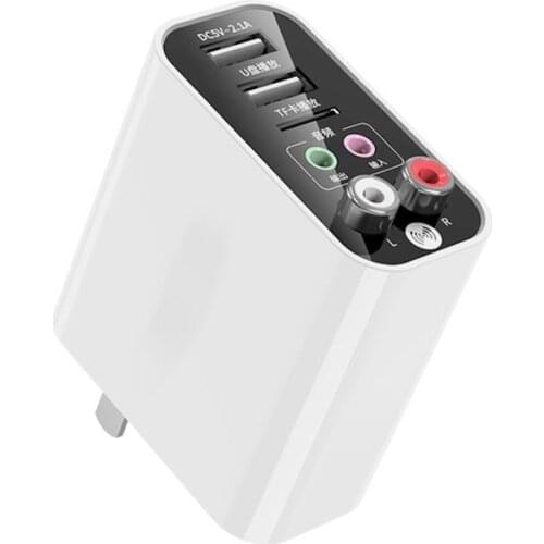 Bluetooth 5.0 Receiver Transmitter USB Charger with AUX RCA Dual Output Wireless Audio Adapter for Computer Headphone US/EU Plug