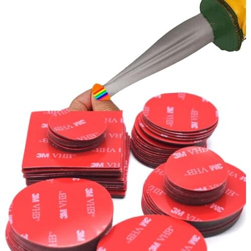 3M Acrylic Double Sided Tape Adhesive VHB Foam Strong Adhesive Patch Waterproof No Trace High Temperature Resistance Office Home