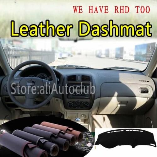 For Mazda Familia 323 Protege 1998 1999 2000 2002 2003 Leather Dashmat Dashboard Cover Dash Carpet Custom Car Styling LHD+RHD