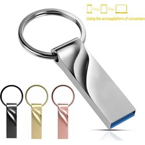 Metal usb flash drive 128GB 64GB 32GB pen drive pendrive флешка 16GB memoria cel USB Stick Flash Drive 8GB 4GB Custom logo