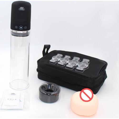 Penis Pump for Beginner Erection Aids Penis Enhancer Vacuum Pump adult sex product men sex toys Penis Grow up Pump Electronic