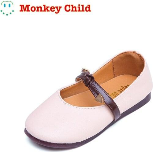 Autumn 2021 New Style Girls Shoes Mary Jane Shoe For Kids Princess shoes Flats Bow Know Baby Princess Shoes Big Girl Shoes