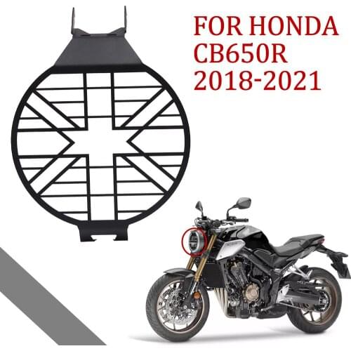 For Honda CB650R CB650 650 R CB 650R 2018 - 2021 Motorcycle Headlight Protector Grill Guard Light Lamp Cover Protection Grille