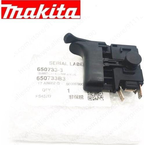 Switch for Makita DFS250 DFS251 DFS452 FS452D 650733-3 6507333