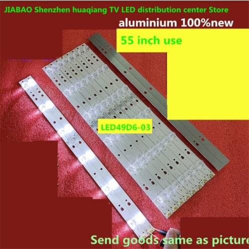 LED Backlight strip 6 lamp for Haier 49"TV LED49D6-03(A) 30349006203 LED50D6-ZC14AG-03 30350006207 FD4951A-LU G49Y