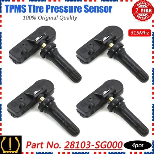 XUAN 4PCS Tire Pressure Monitor Sensor TPMS For Subaru Forester Impreza WRX Legacy Outback Tribeca XV Crosstrek 28103SA001 AG01B